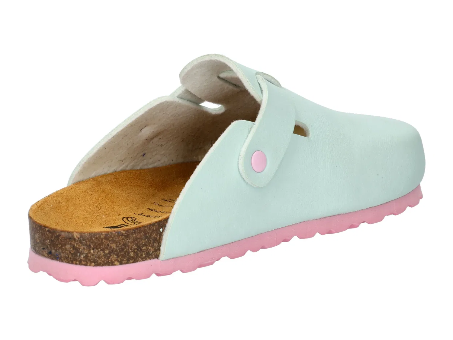 Домашние тапочки-клоги Bioline Clog Kids Lico, бирюзовый — фото 4
