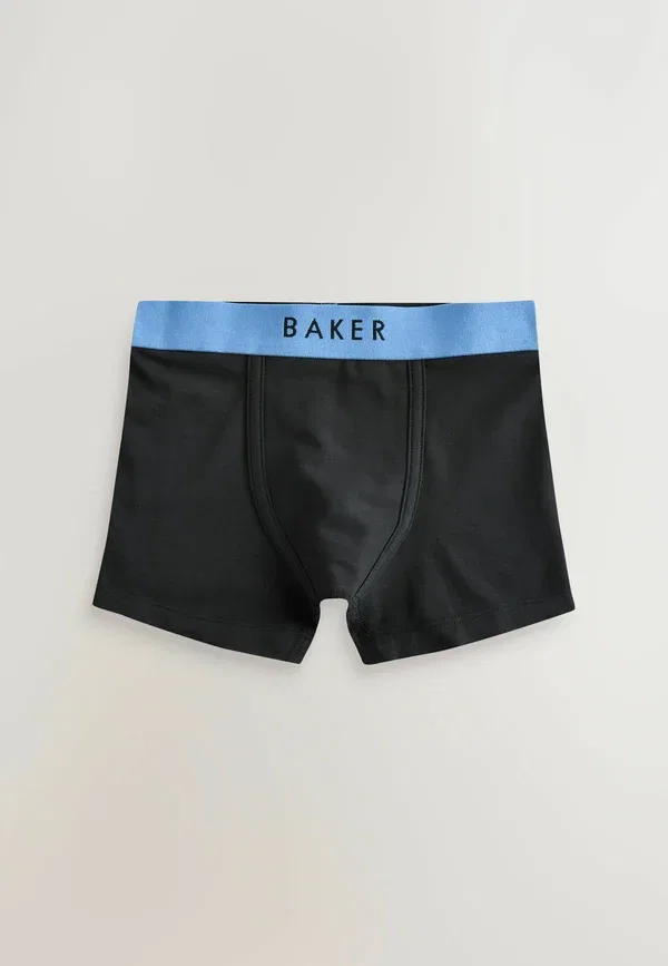 Боксеры стандартного кроя, комплект из 5 штук. Шорты Baker By Ted Baker, черный/синий — фото 3