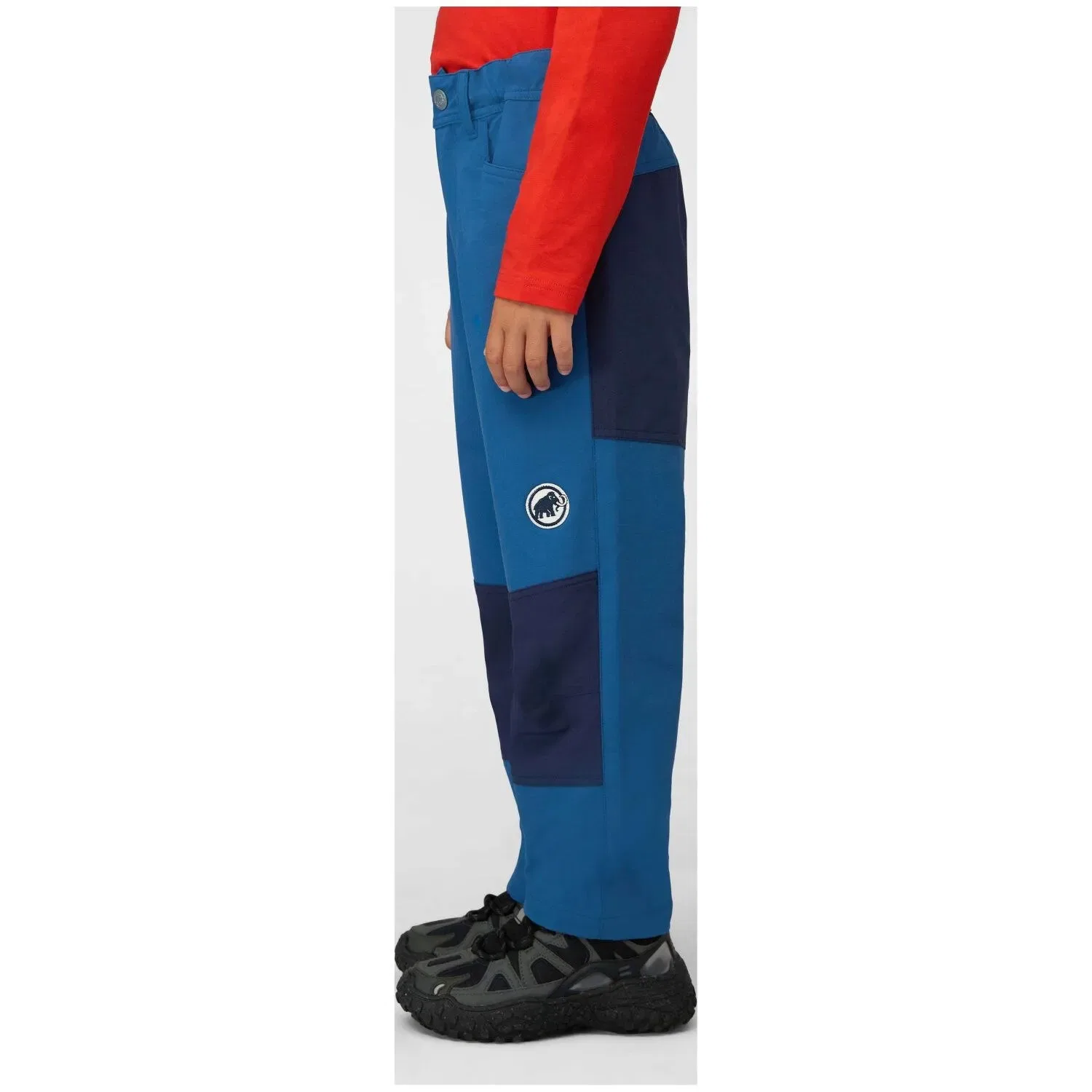Детские спортивные штаны из софтшелла TAISS SO KIDS Mammut, Синий — фото 4