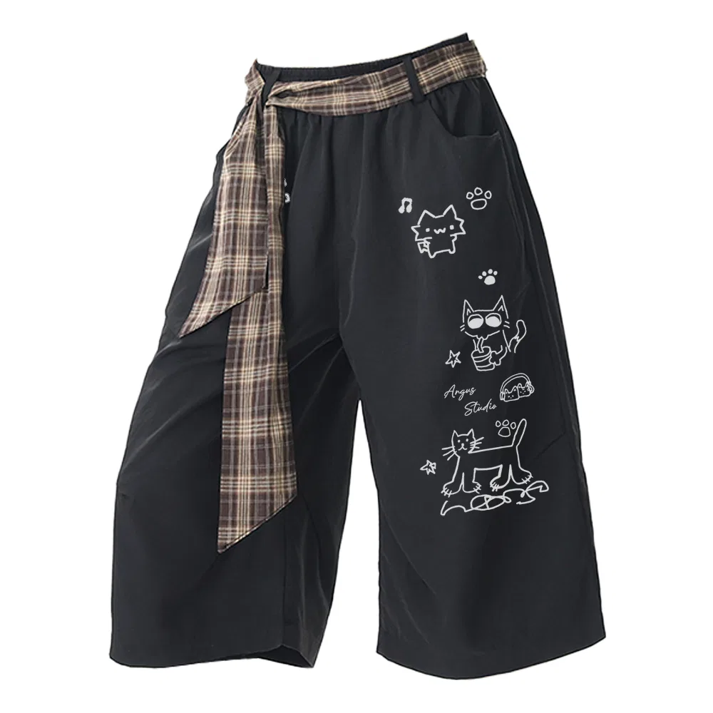 Детские шорты свободного кроя Casual Shorts Unisex Moderate PAL ONGACO, Black