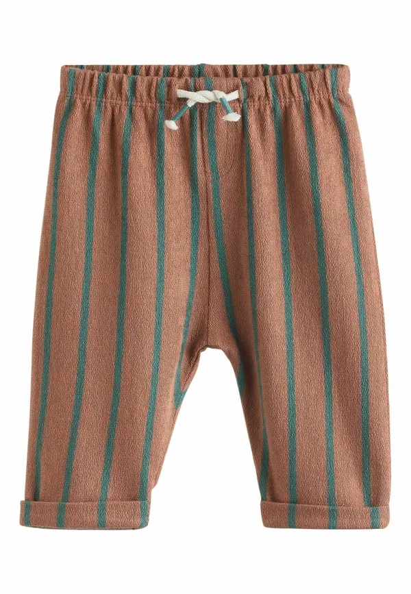 Брюки из 100% хлопка Regular fit - baby straight leg joggers 3 pack Next, minerals — фото 2