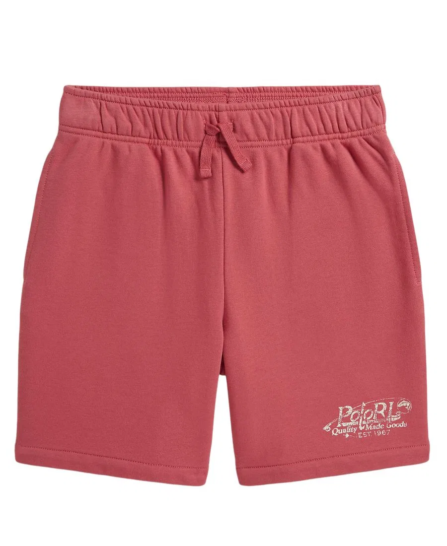 Шорты из французского футера с логотипом Polo Ralph Lauren, Adirondack Berry