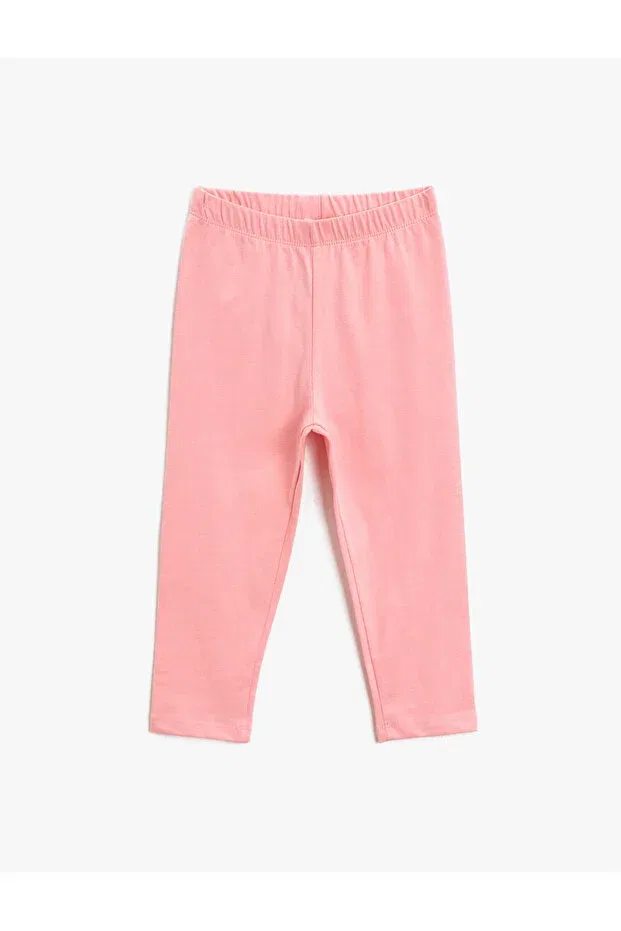 Детские леггинсы для девочек хлопковые Koton Kids, Pink/Bt4