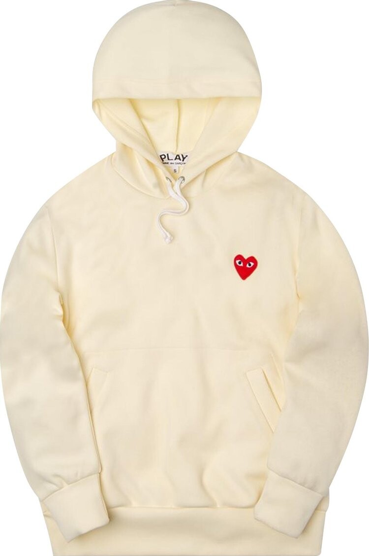 

Худи Comme des Garçons PLAY Pullover Hoodie 'Ivory', кремовый, Бежевый, Худи Comme des Garçons PLAY Pullover Hoodie 'Ivory', кремовый