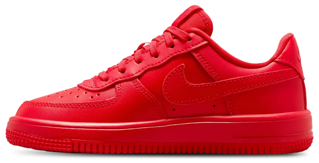 Кроссовки для мальчиков Nike Air Force 1 Low, черный/красный — фото 2
