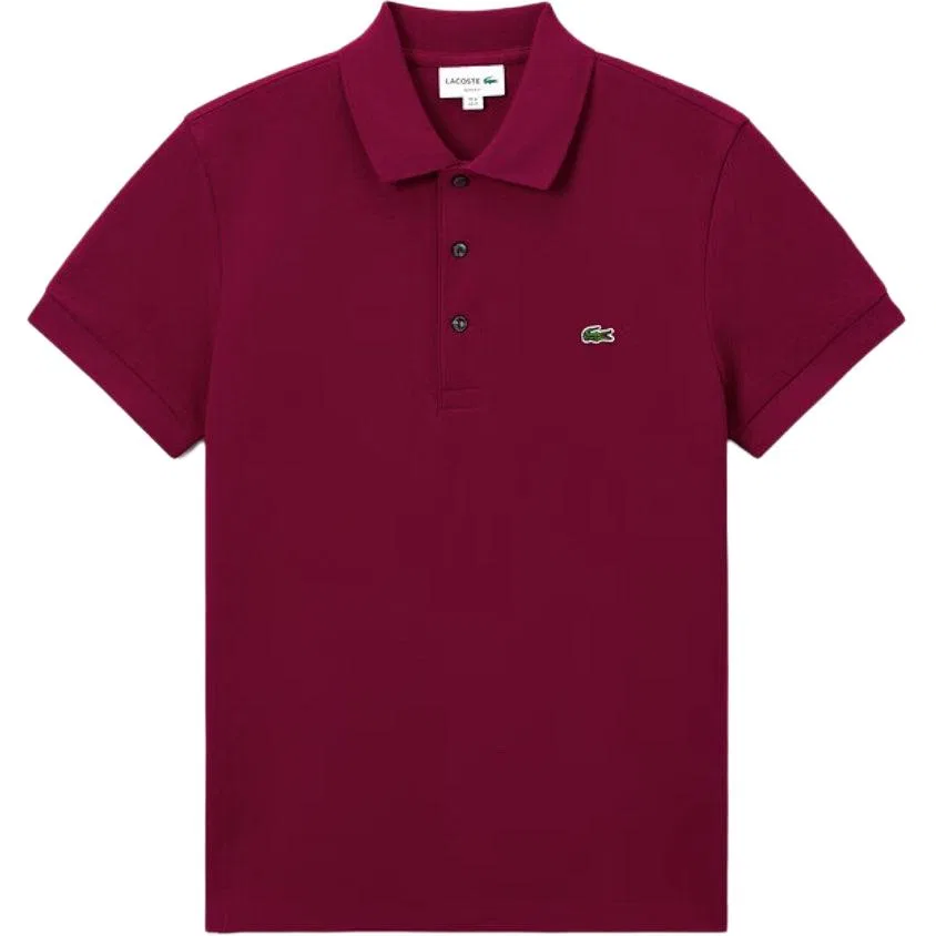 Мужское поло с коротким рукавом L.12.12 LACOSTE, Burgundy-476