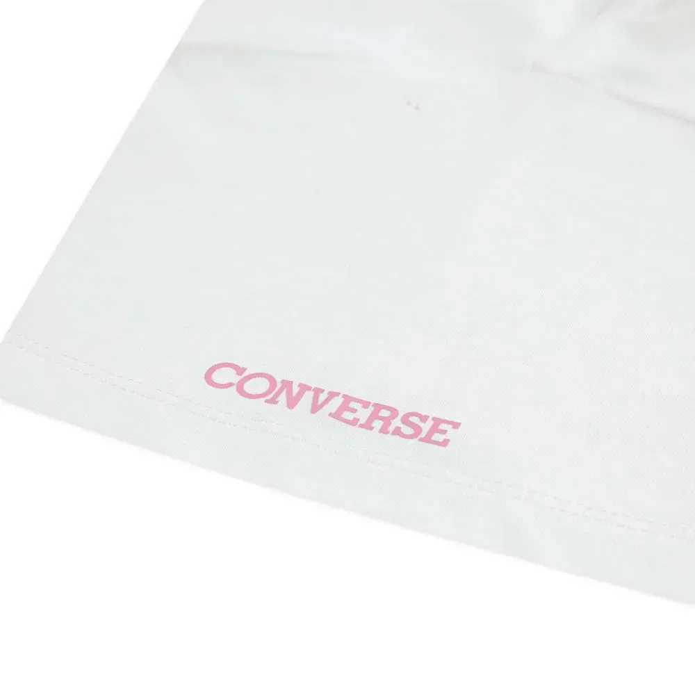 Детская футболка с принтом Chuck Taylor Converse kids, White — фото 4