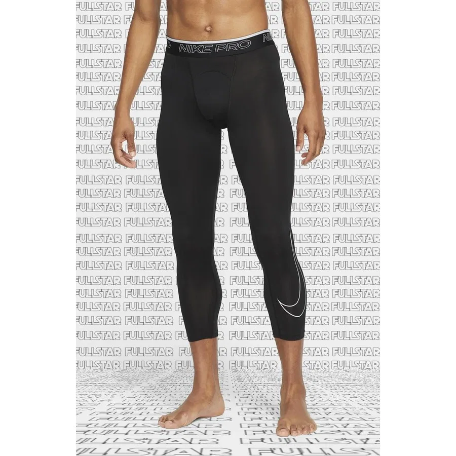 Спортивные тайтсы Nike Pro Dri-FIT 3/4, Черный