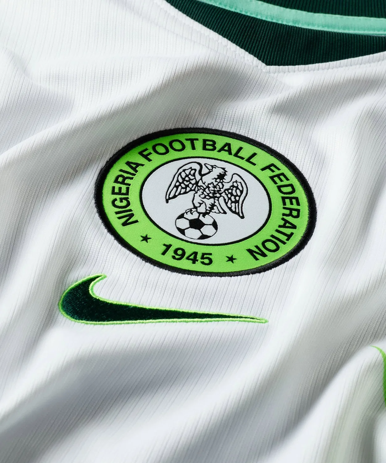 Мужская футболка из полиэстера с принтом Nike NFF Dri-FIT Jersey SS Stadium Away NIKE, White — фото 4