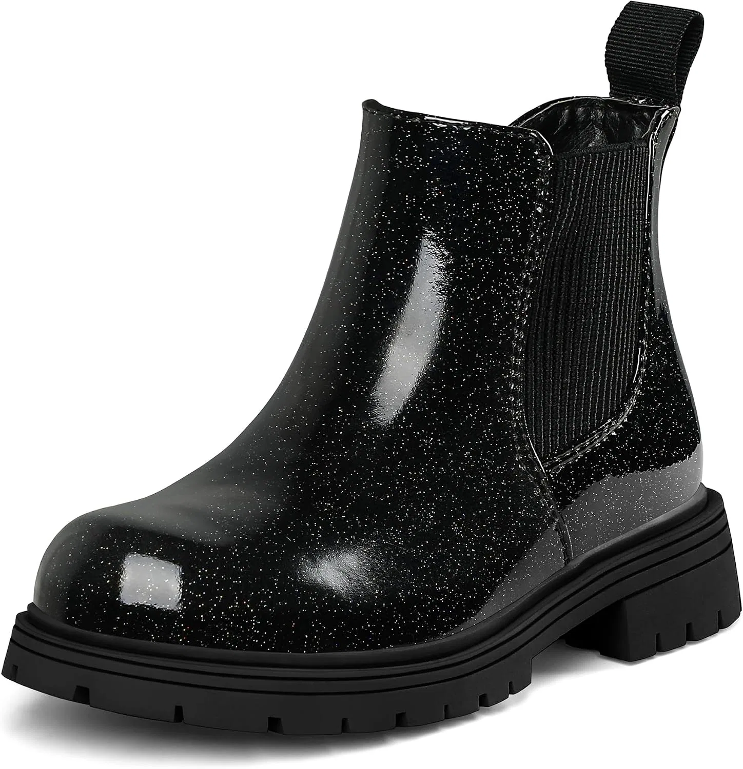 Детские ботинки для девочек с блестками K KomForme, Black