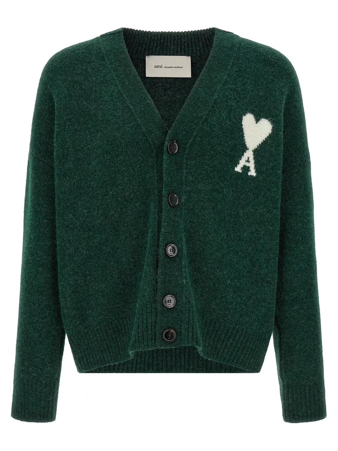 Кардиган "Ami de Coeur" Ami Paris, зеленый