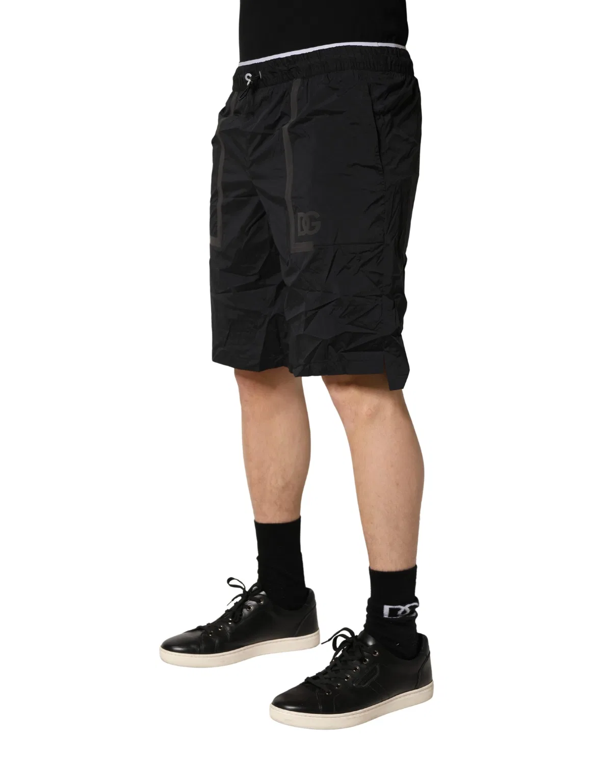 Мужские плавки с логотипом Swim Shorts Dolce & Gabbana, Black — фото 4