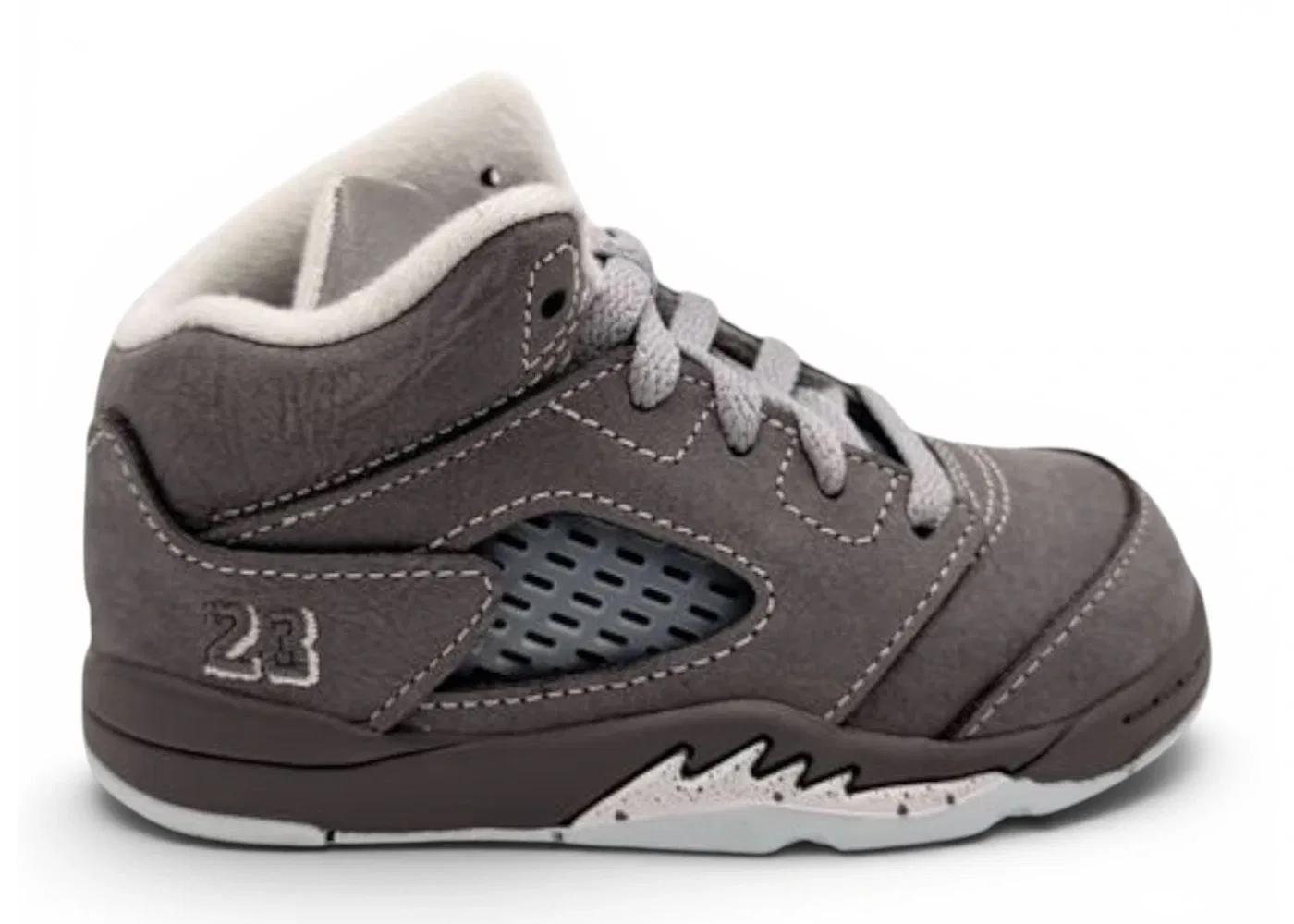 Детские кроссовки Lifestyle с классическим дизайном Jordan 5 Retro Jordan, Light Graphite/White/Wolf Grey