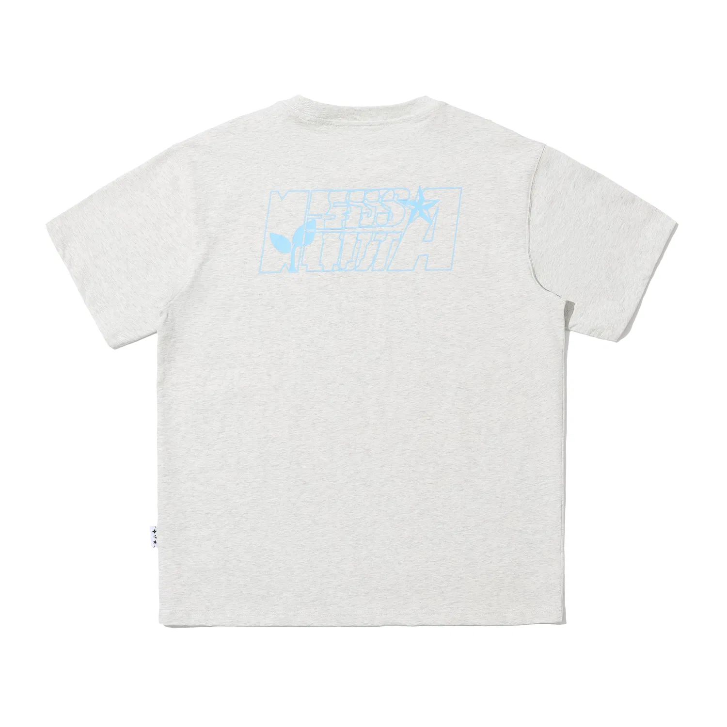 Детская футболка с круглым вырезом X STA NSTNEW START, White Heather Gray