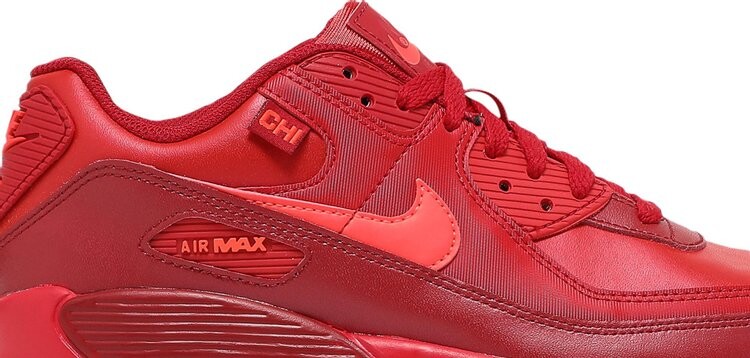 Кроссовки Nike Air Max 90 GS 'City Special - Chicago', красный — фото 3