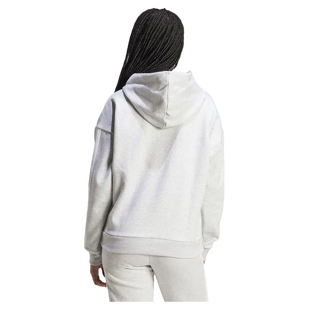Худи с флисом Adidas Essentials 3 Stripes Adidas, белый — фото 2