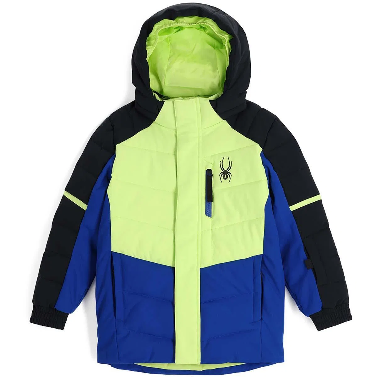 Куртка утепленная с капюшоном Impulse Spyder, Lime Ice