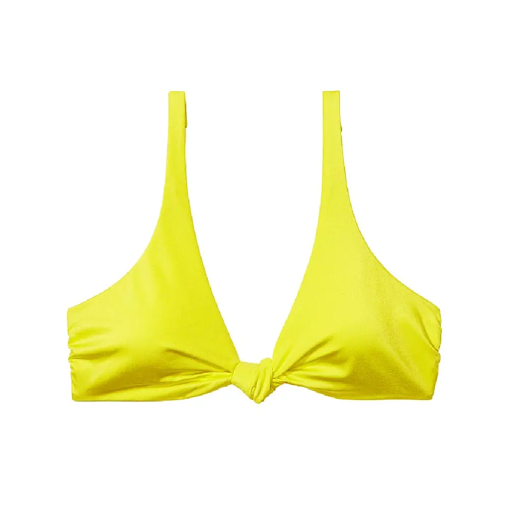 

Лиф бикини Victoria's Secret Knotted Bralette, желтый