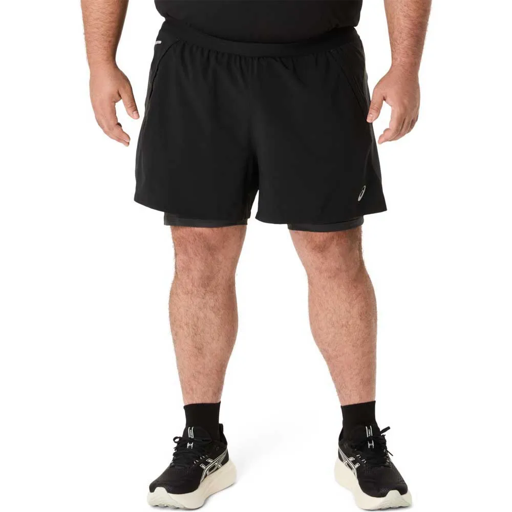 

Шорты Asics Road 2-in-1 5in, черный