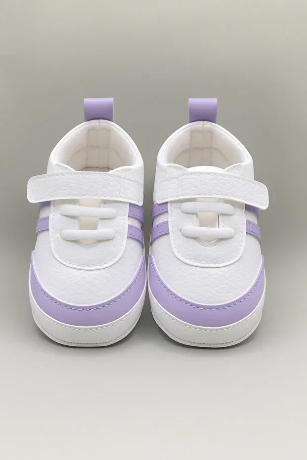 Детские туфли для девочек с липучкой Bebluxbaby, Lilac — фото 2