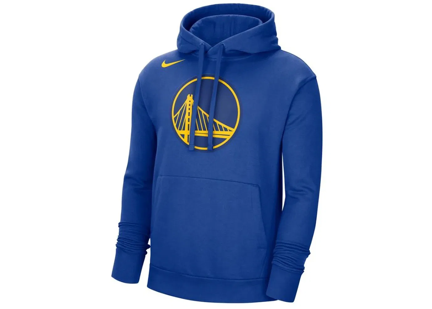Мужская худи на молнии Nike NBA Golden State Warriors Fleece Pullover Hoodie, Blue