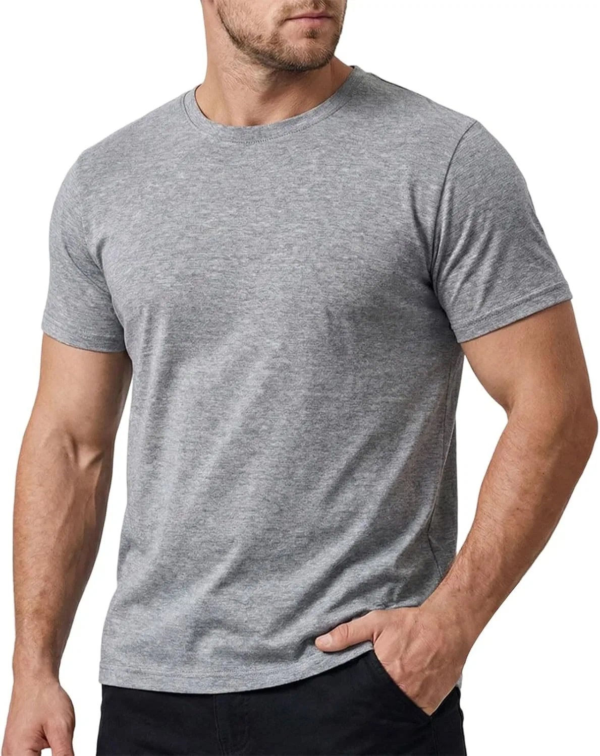 Мужская футболка с коротким рукавом Dry Fit, Grey