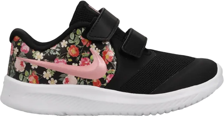 

Кроссовки Nike Star Runner 2 Vintage Floral TDV 'Pale Ivory', черный