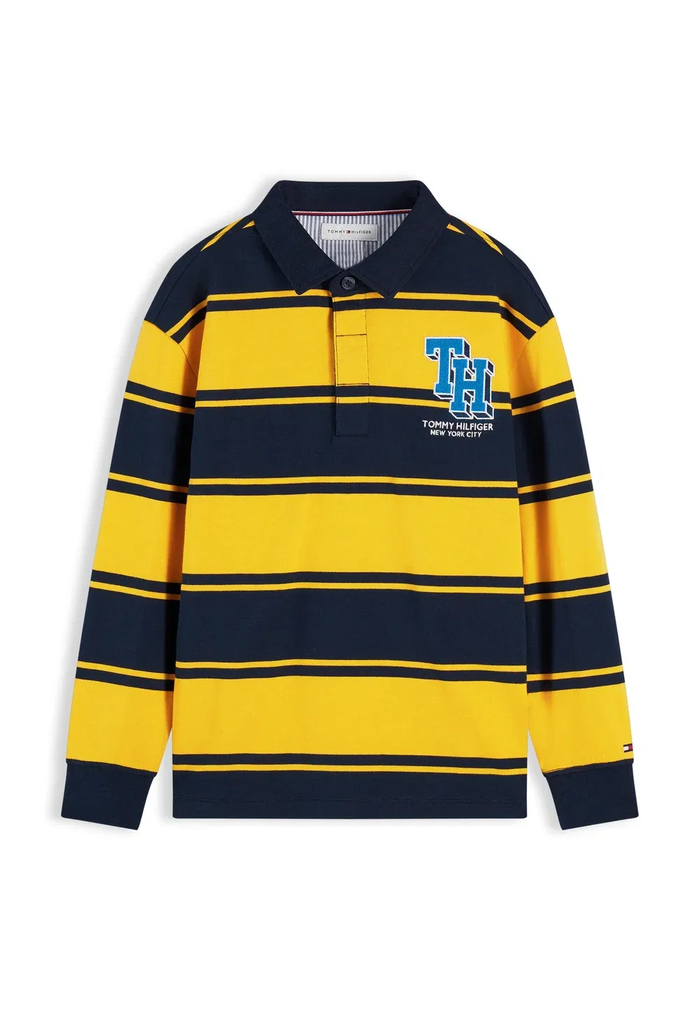 Регбийная рубашка-поло - поло-рубашка Tommy Hilfiger, Dark Blue — фото 4