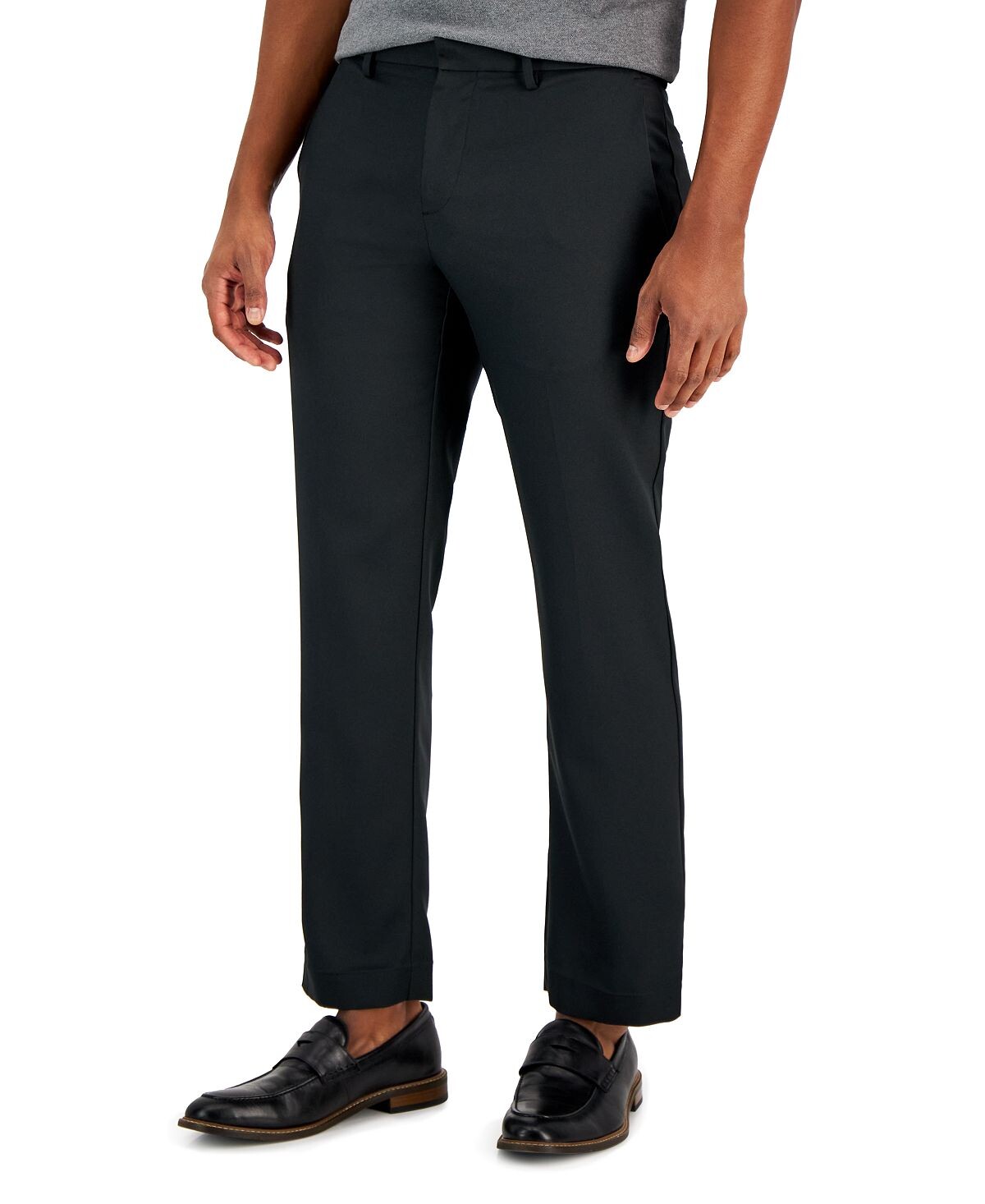 

Мужские брюки из твила modern-fit Perry Ellis Portfolio, черный