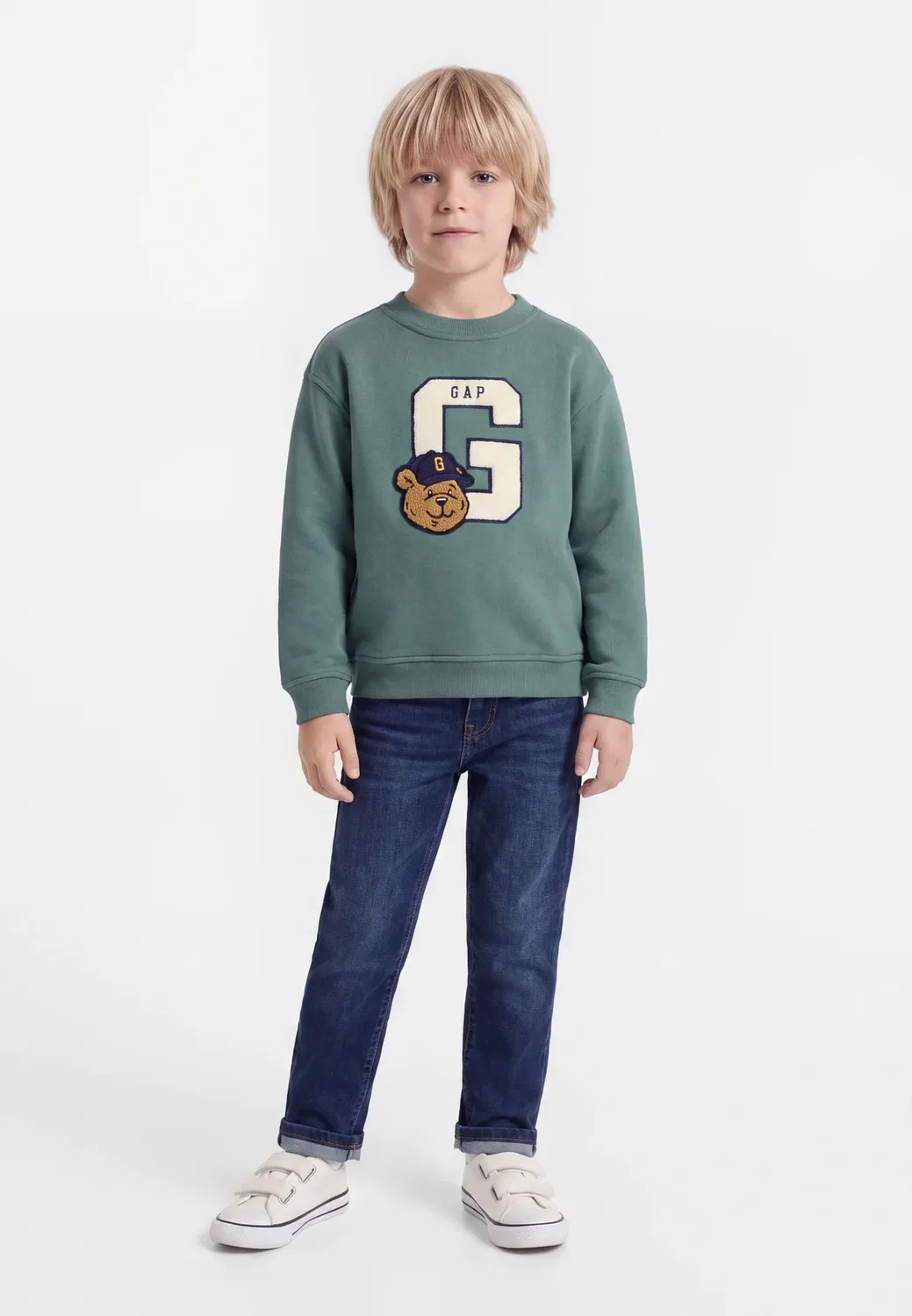 Толстовка с логотипом Varsity Gap, District Green