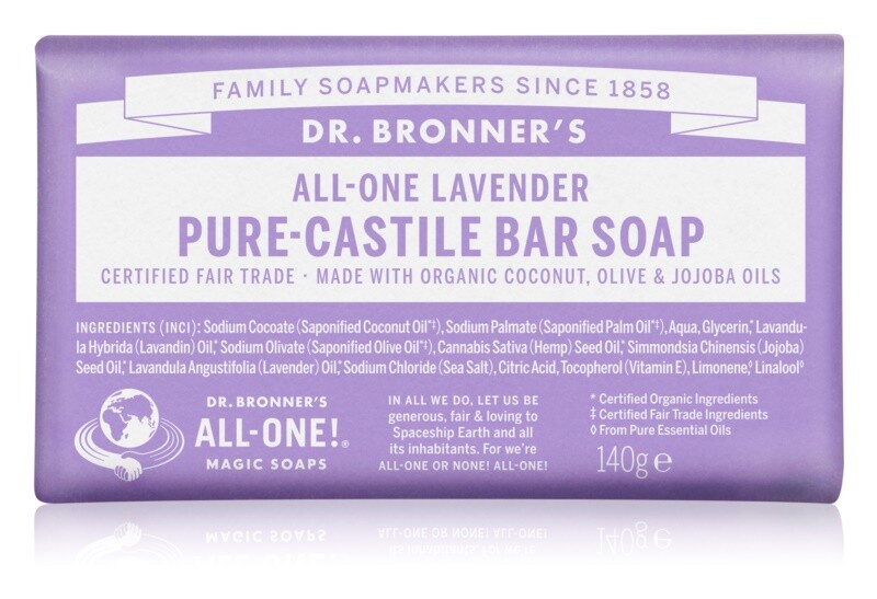 

Кусковое мыло Dr. Bronner’s Lavender