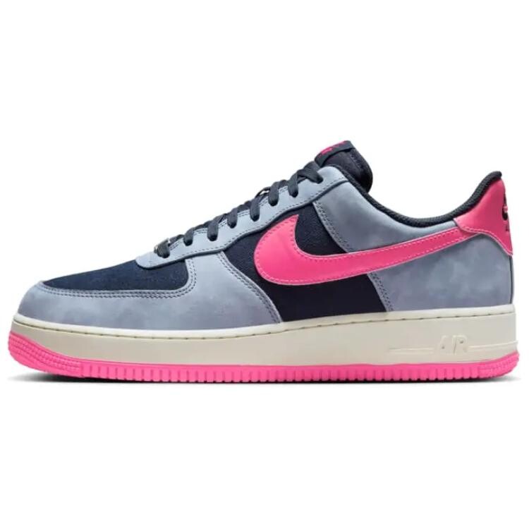 

Кроссовки Nike Air Force 1 Skateboarding Shoes Unisex Low-top Gray/Pink, темно-серый/синий/черный