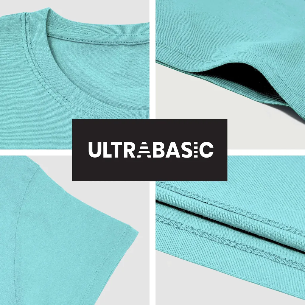 

Мужская футболка с рисунком ULTRABASIC, бирюзовый
