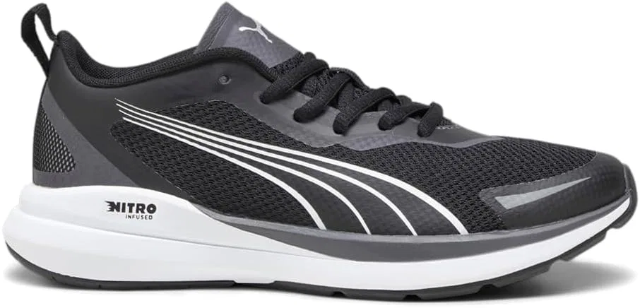 Детские кроссовки для мальчиков с шнуровкой Kruz Nitro PUMA, Black