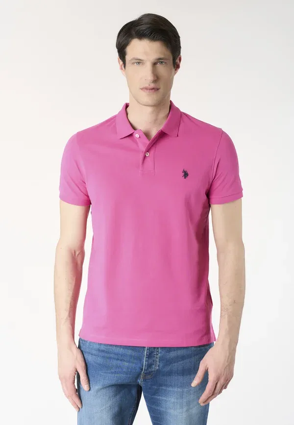 Поло из хлопка Polo shirt U.S. Polo Assn., Розовый
