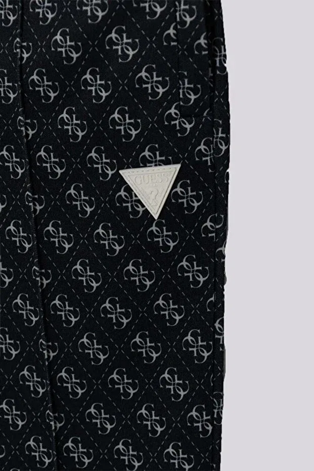 Детские спортивные штаны для мальчиков с принтом Guess, Black — фото 2