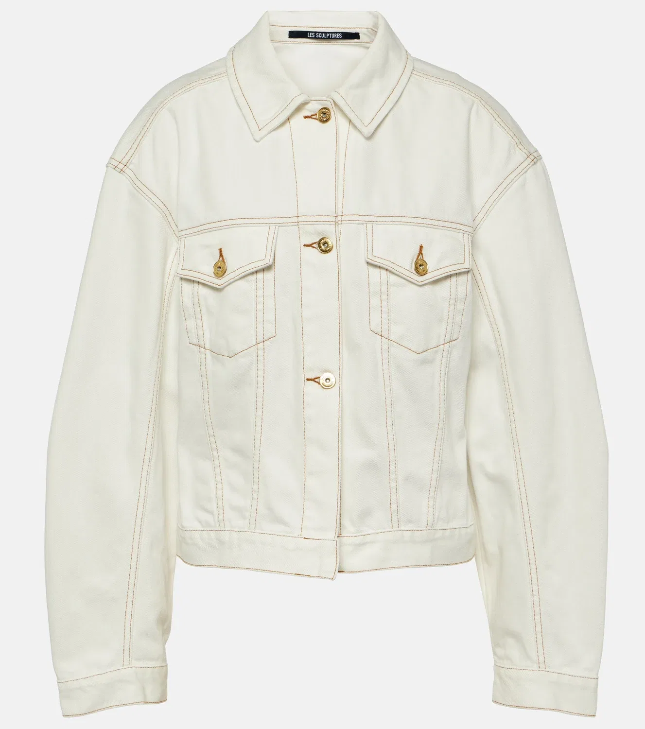 Джинсовая куртка с нагрудными карманами La veste de-Nîmes Jacquemus, бежевый