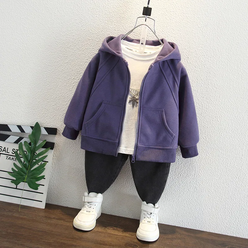 Детская куртка для мальчиков уличного стиля Lanza, Purple — фото 4