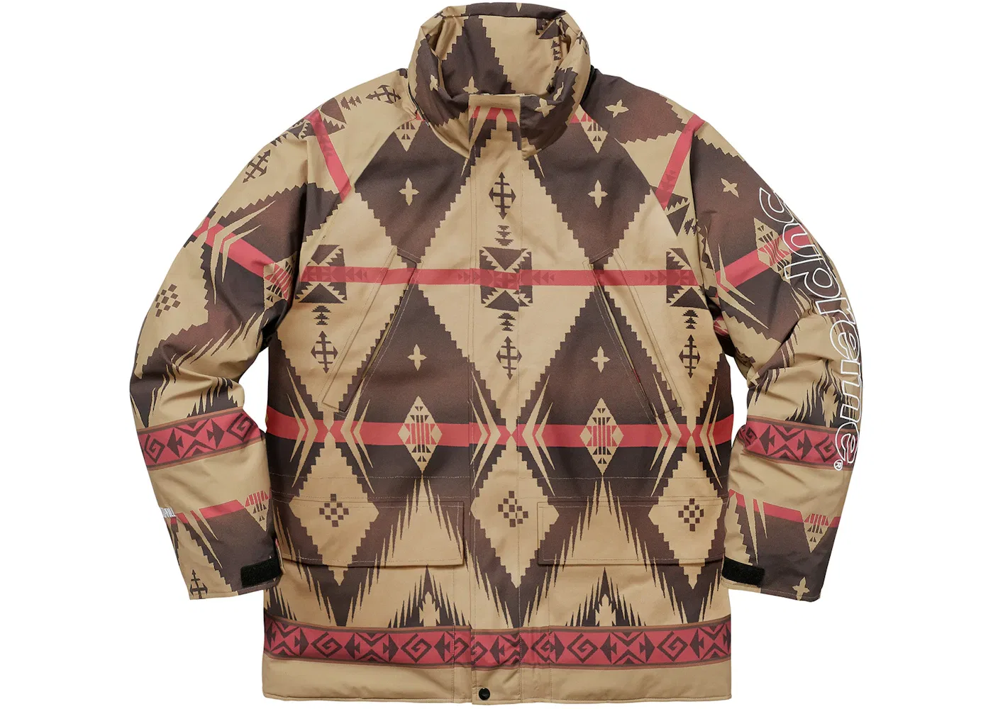 Мужская куртка-парка с принтом Supreme 700-Fill Down Taped Seam Parka, Navajo — фото 4