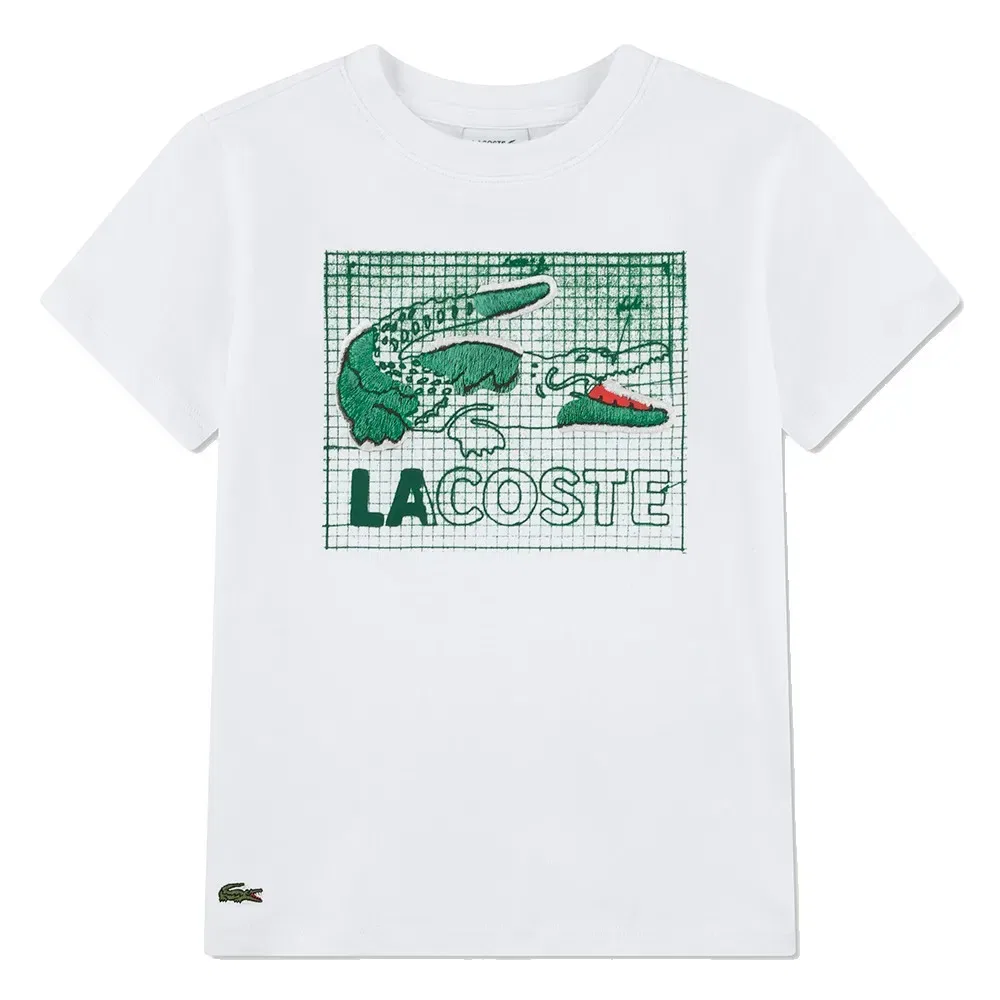 Футболка с коротким рукавом Lacoste, белый