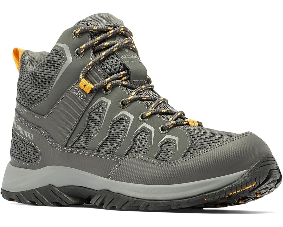 

Походная обувь Columbia Granite Trail Mid Waterproof, цвет Dark Grey/Raw Honey