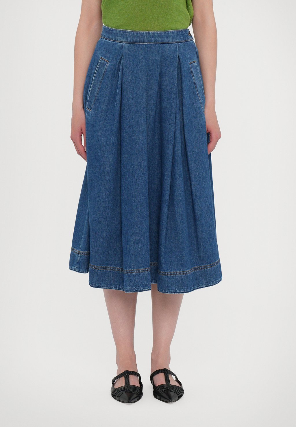 

Юбка А-силуэта DRY - Denim skirt WEEKEND MaxMara, синий