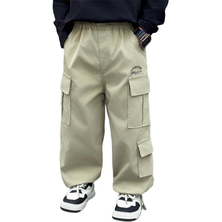 

Детские вязаные спортивные штаны EASTERN CAMEL, хаки