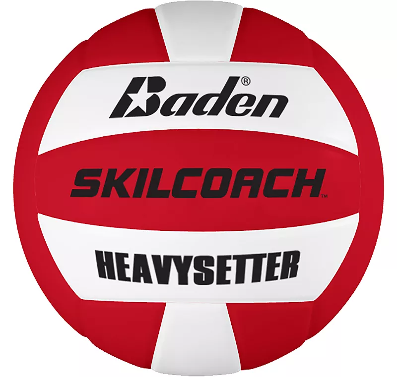 

Баден SkilCoach HeavySetter Тренировочный волейбольный мяч Baden, красный/белый
