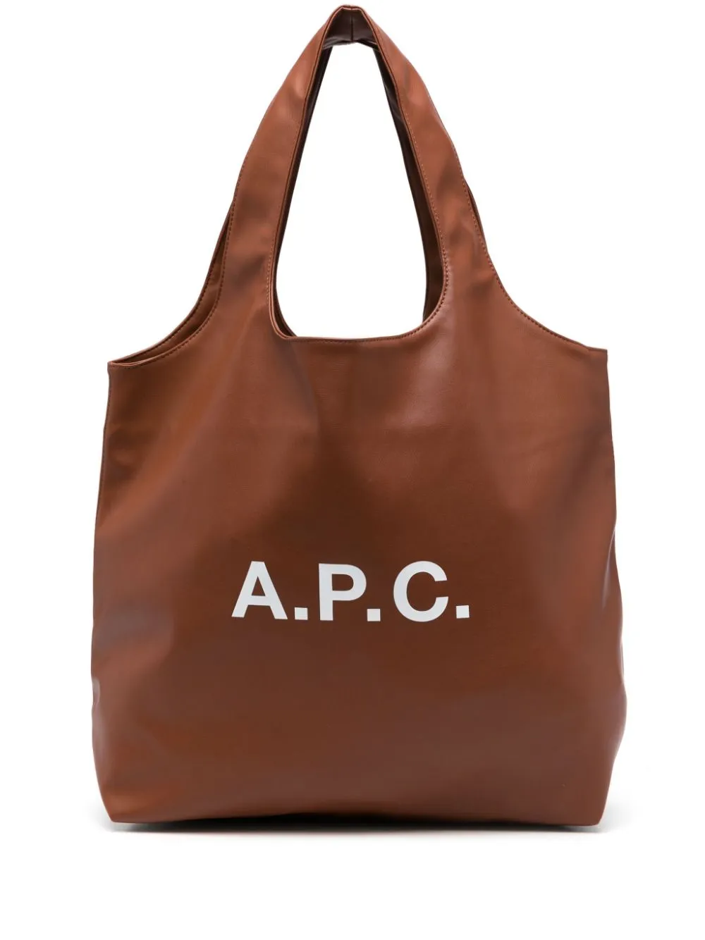 

Сумка-тоут с логотипом A.P.C., коричневый