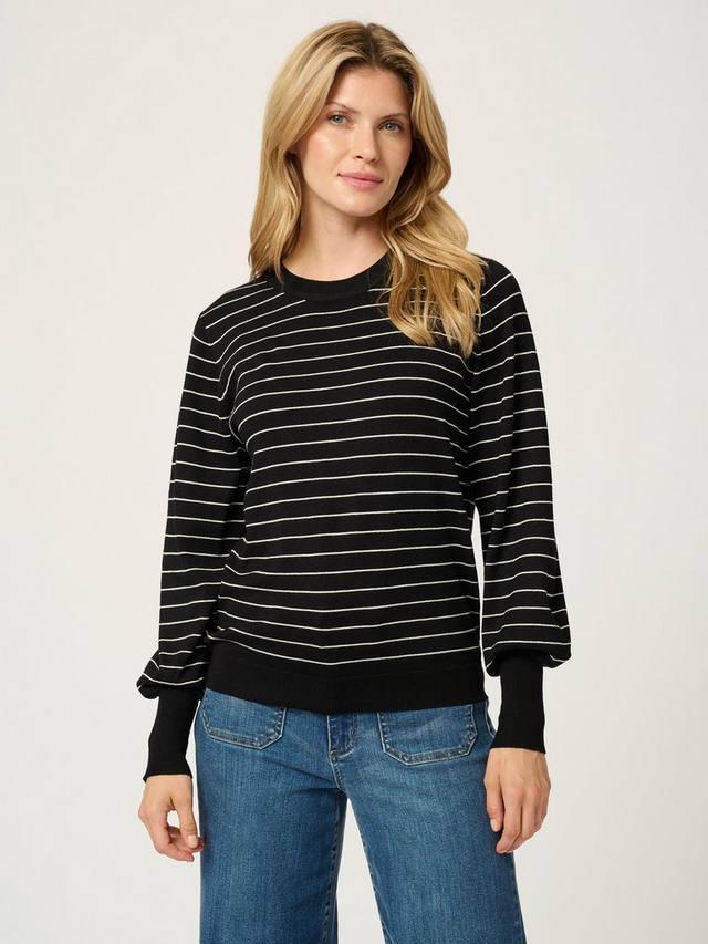 

Lizza джемпер с полосками и круглым вырезом KAFFE, Multi