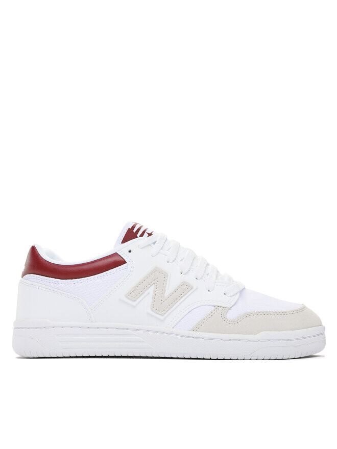 

Кеды мужские New Balance с контрастными вставками, красно-белый