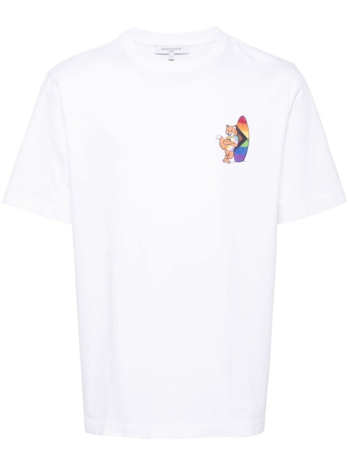 

Maison Kitsuné футболка с короткими рукавами, белый