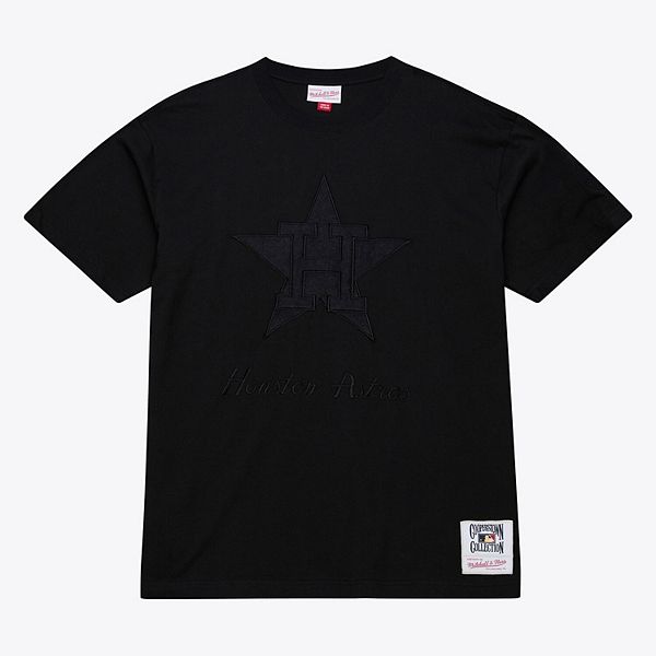 

Футболка Men Houston Astros Cooperstown Collection Phantom черная Mitchell & Ness