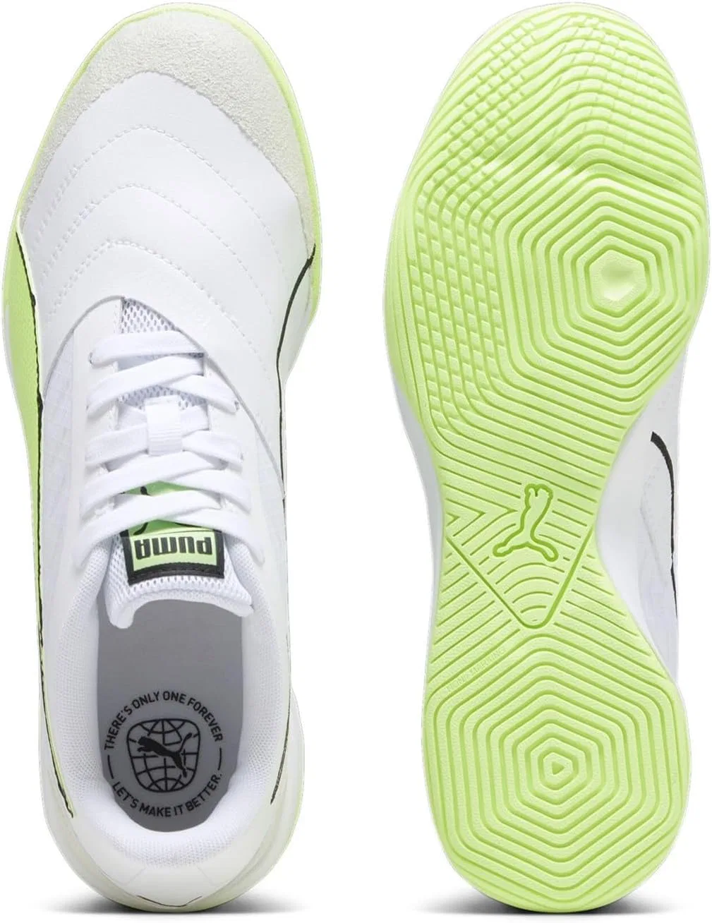 Спортивные кроссовки PUMA Unisex Ibero IV, Puma Multicoloured White Speed Green Puma Silver — фото 3